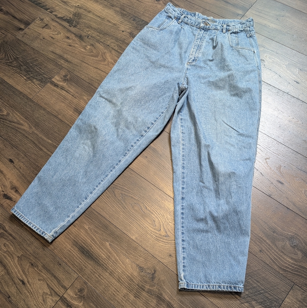 Liz Wear Vintage Classic High Rise Light Blue Jeans‎ Size 14